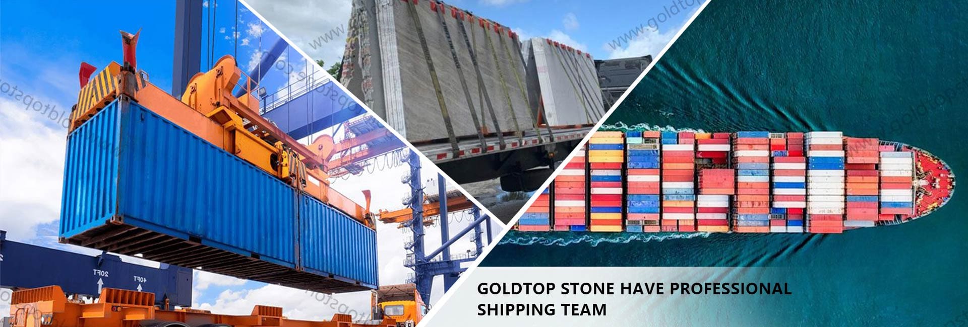 GOLDTOP STONE HAVE PROFESSIONAL SHIPPING TEAM