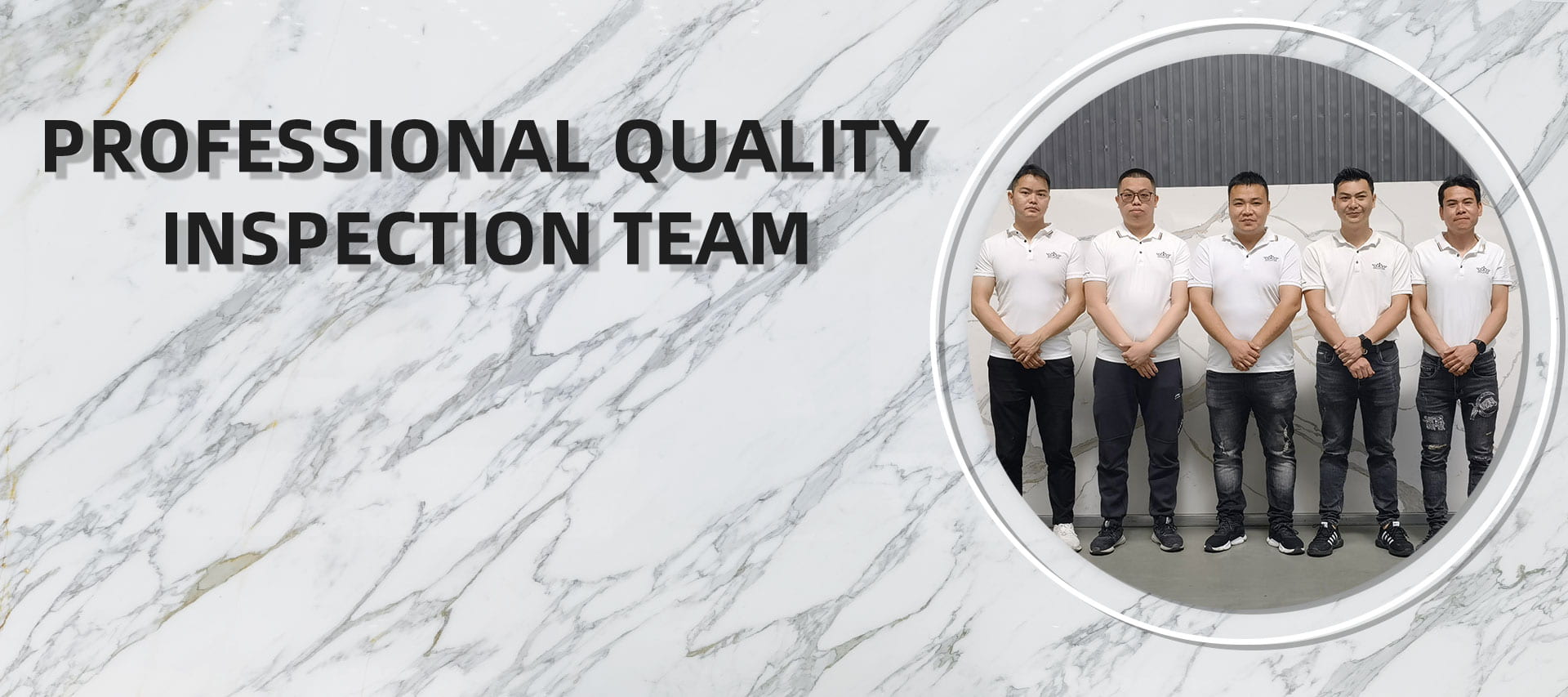 Goldtop Stone professional quality inspection team