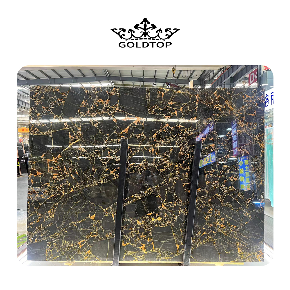 Athens Black Gold Marble