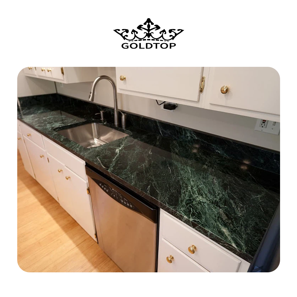 India Verde Affai Marble countertop