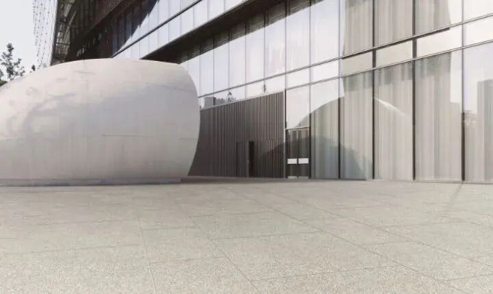 outdoor granite paving