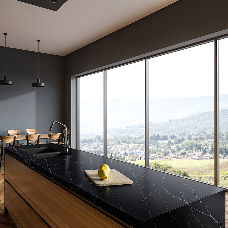 6008 Empira Black Concrete Quartz