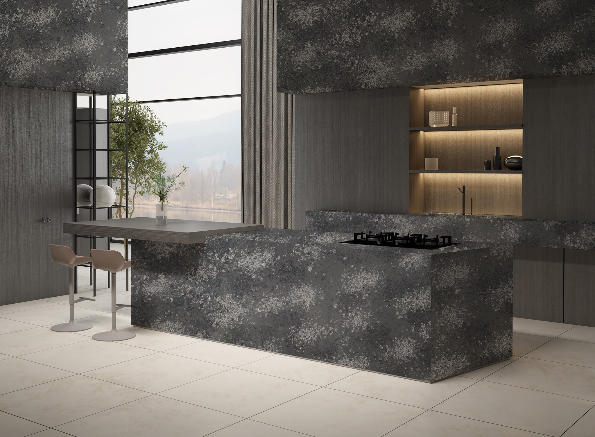 6003 Tropic Grey Concrete Quartz