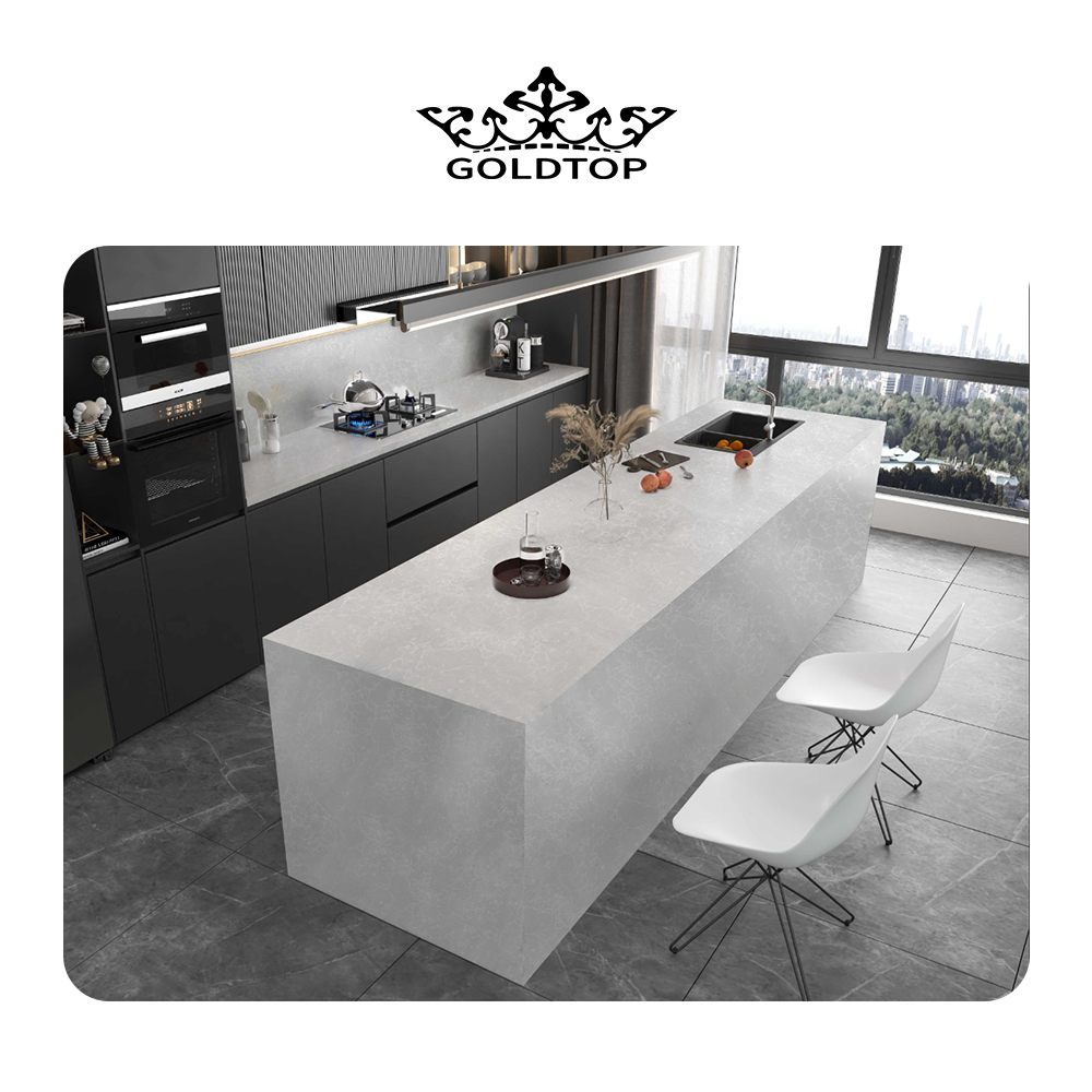 4004 Jade Marble Quartz Slab