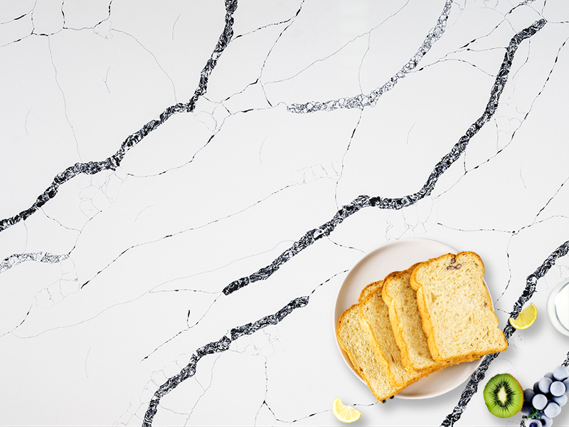 5083 Calacatta Vera Calacatta Quartz White With Black Veins