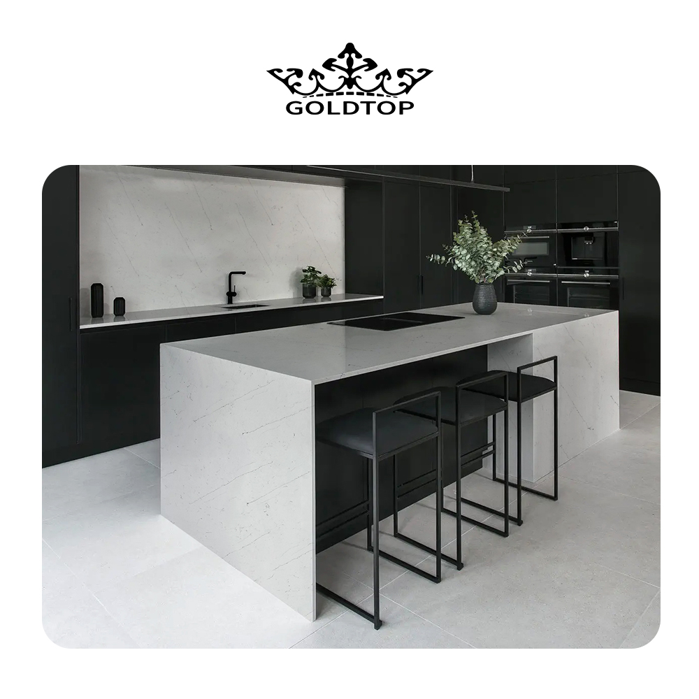 4025 Cecilia White Marble Quartz Slab