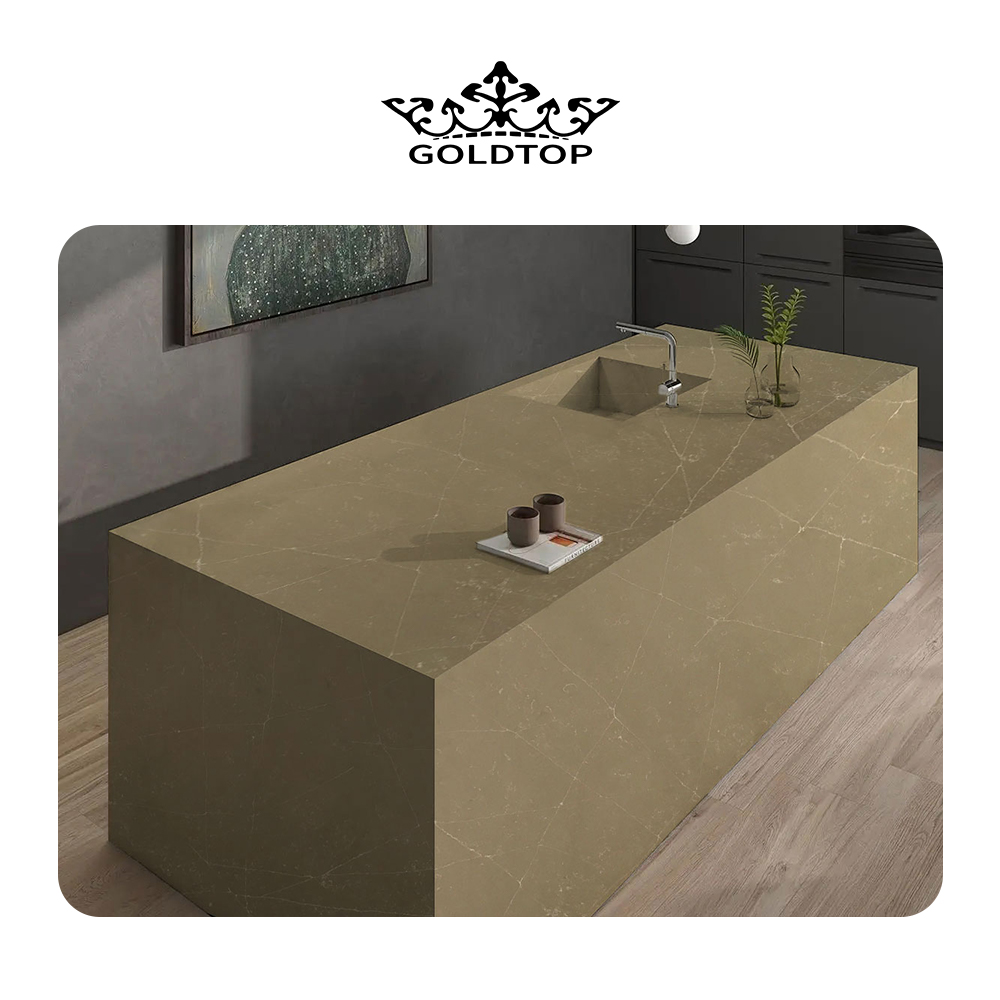 4014 Plant Saturn  Marble Quartz Slab