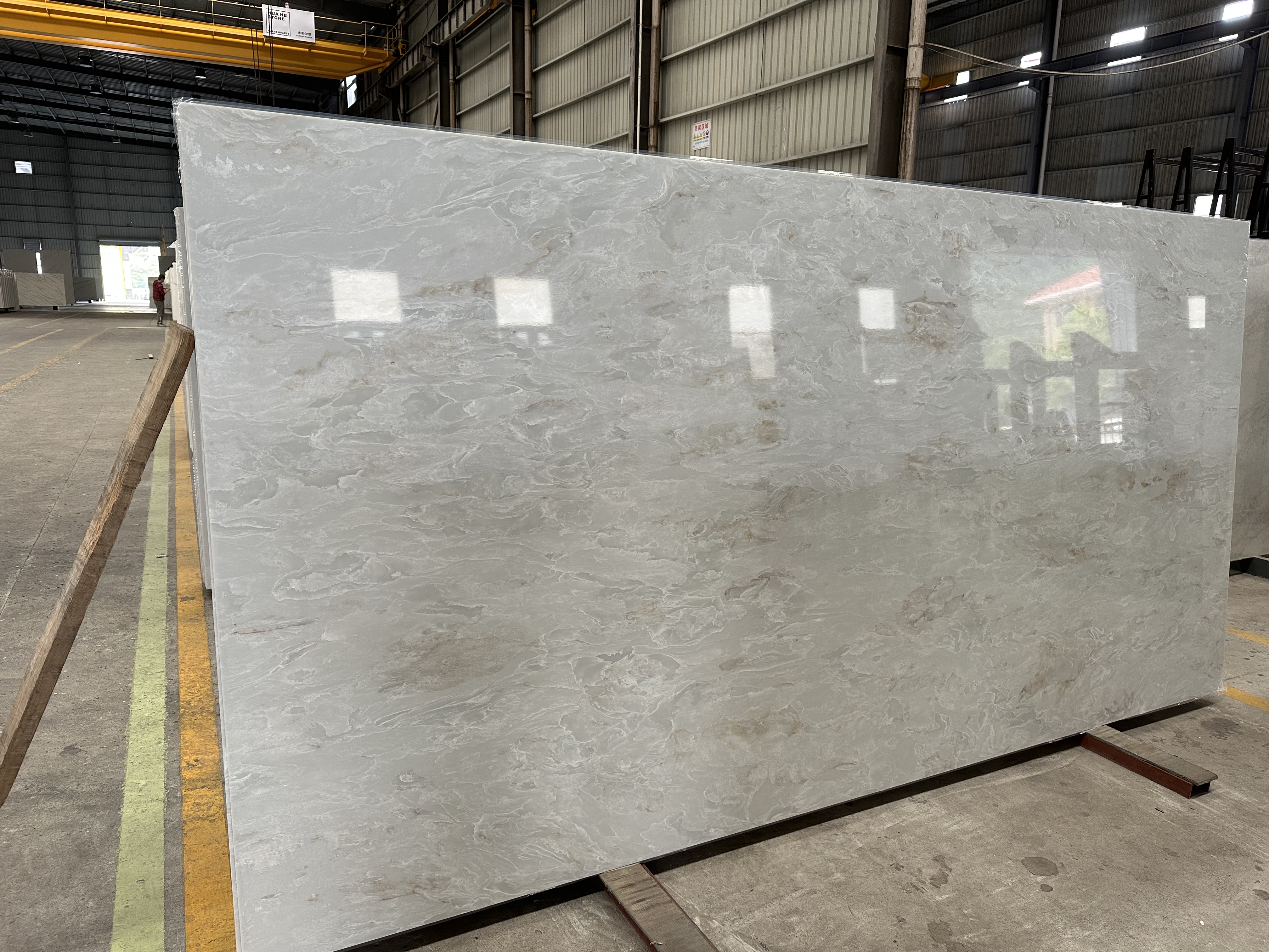 6035 Concrete Blanc Concrete Quartz Slabs