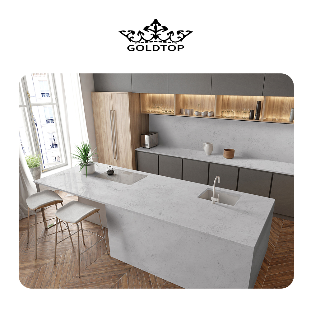 4006 Donut Marble Quartz Slab