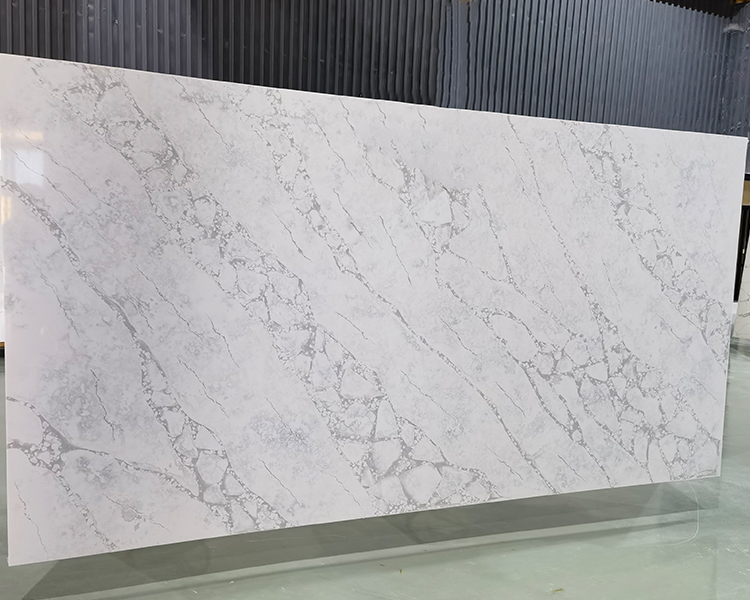 6088 Hermes Concrete Quartz Slabs