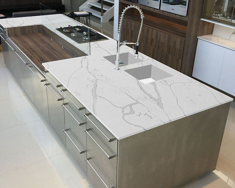 5027 Bianco Statuary White Calacatta Quartz Slabs