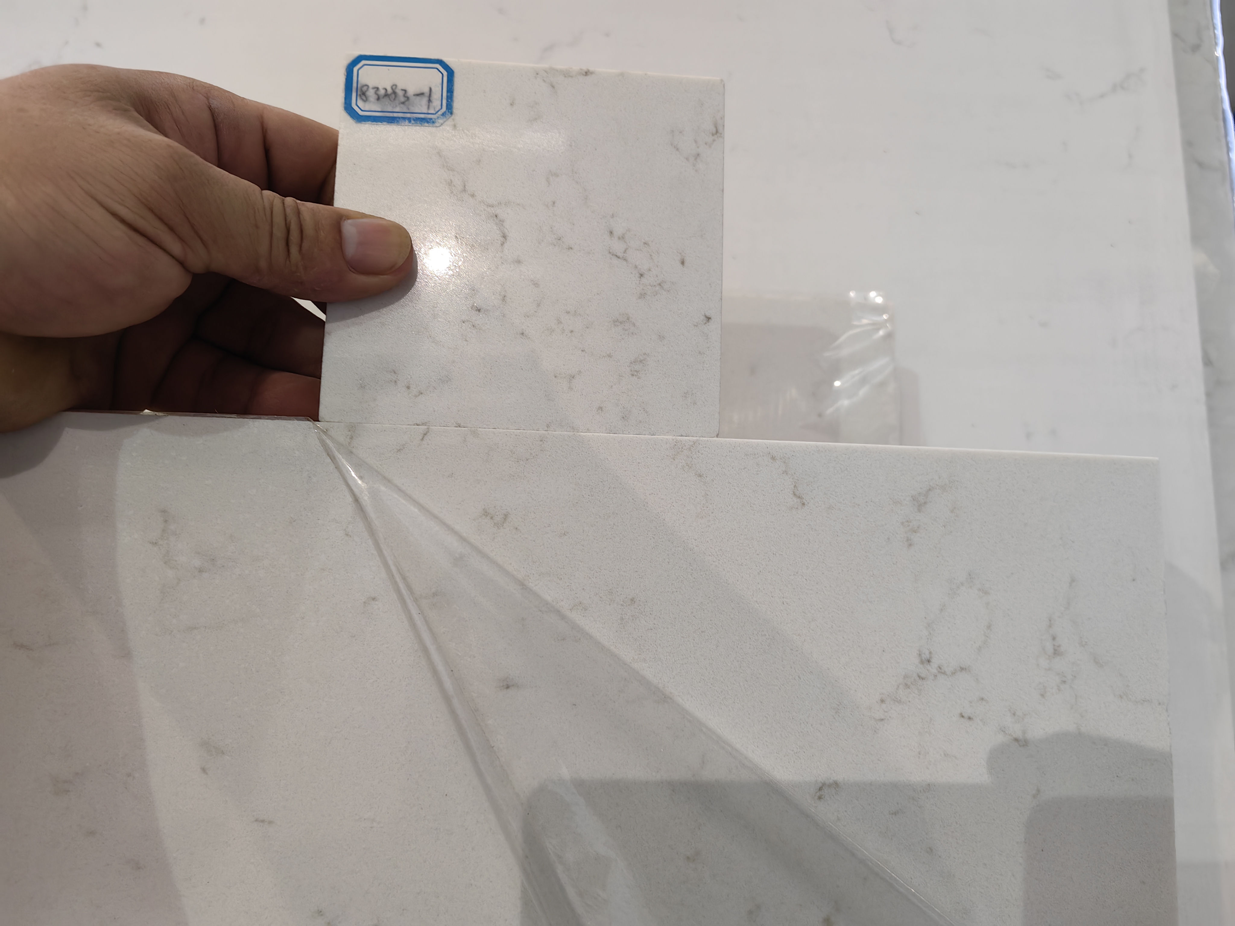 4068 Carrara Breve Marble Quartz Slab