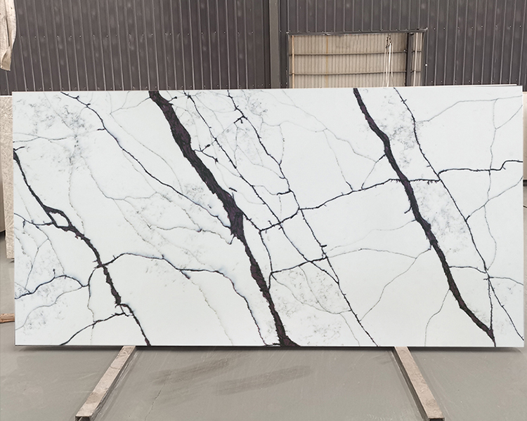 5010 New York White Quartz Countertops Super Jumbo Slab Suppliers