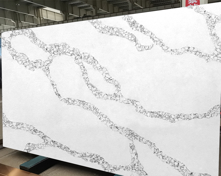 5031 Calacatta Roma White Quartz Countertops Factory