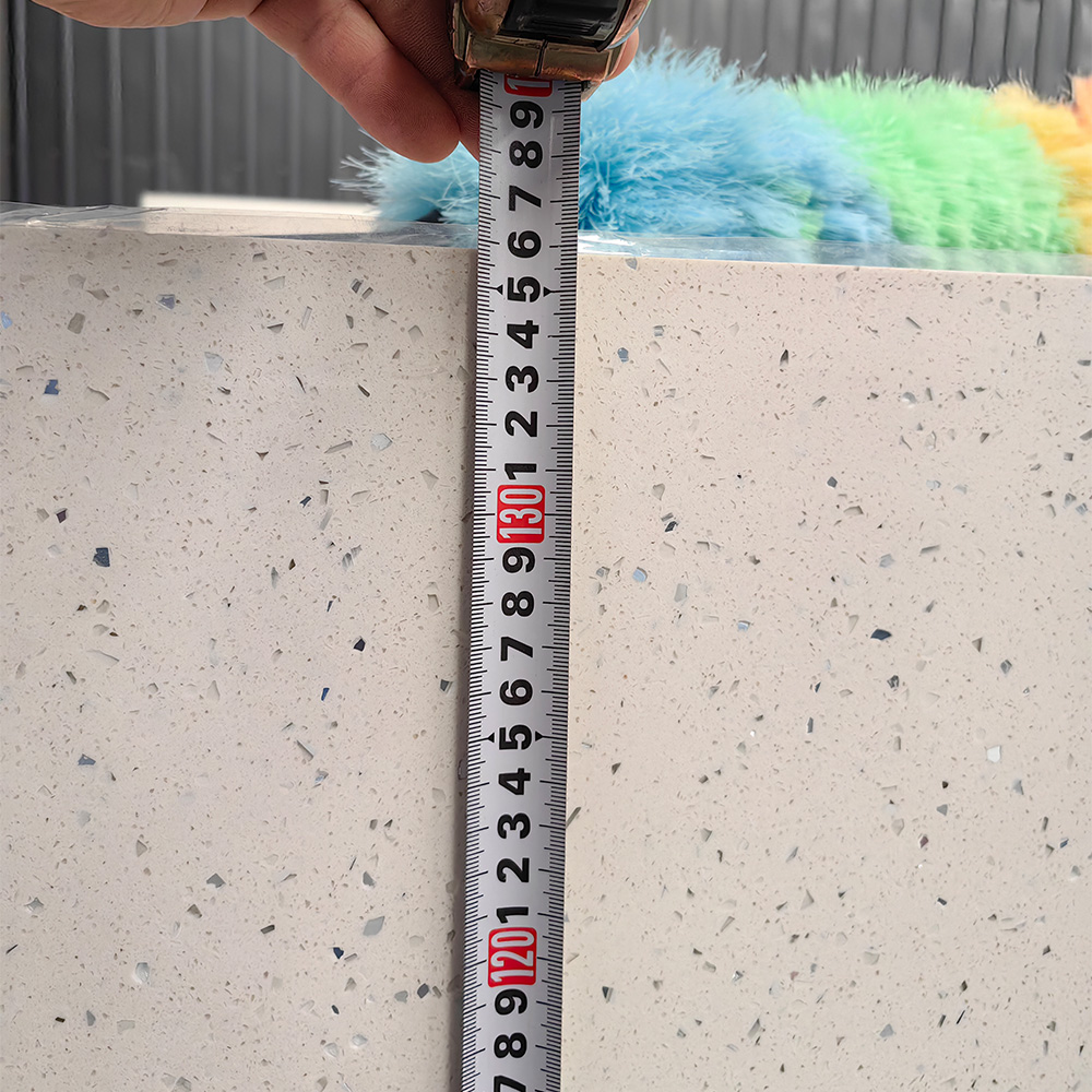 1011 Crystal White Quartz Countertops Slab Milky Wholesale