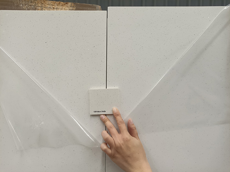 1009 Micro Stelar Quartz Slab for Kitchen Countertops/ Vanity Tops