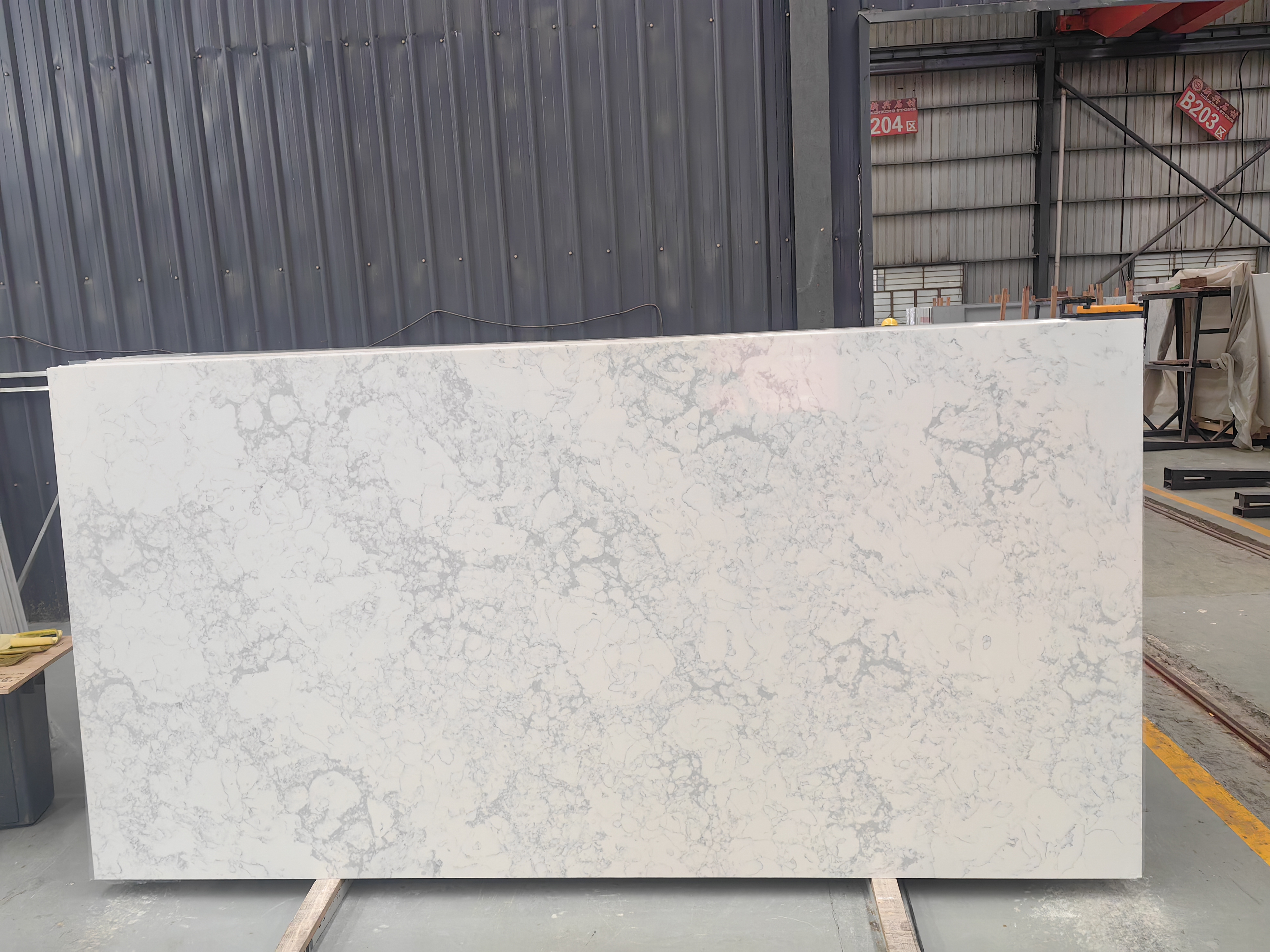 6025 6025 Arabescato Exotic Concrete Quartz Slabs