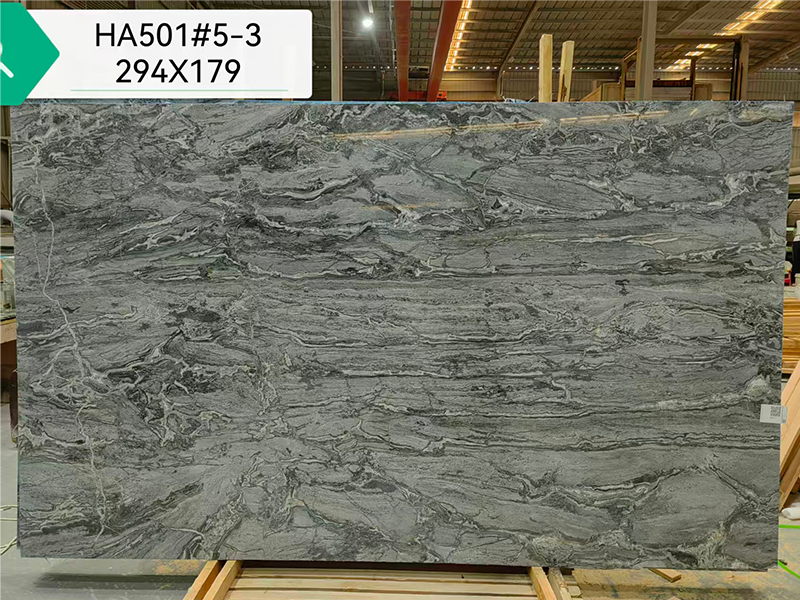 Sea Waves Grey Marble For Wall/ Stair/ Countertops