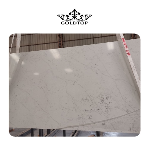 4002 Ocean Carrara Marble Quartz Slab