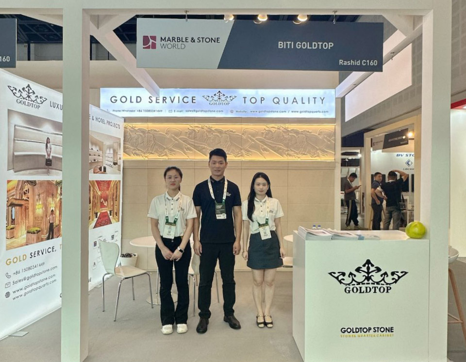 GOLDTOPがBIG 5 Global Dubaiで輝く：高級ブティック＆ホテルプロジェクト向けの最高級ストーンソリューション